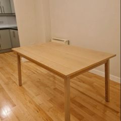IKEA Extendable Dining Table Oak Wood