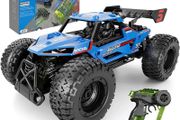 DIY Remote Control Cars for Kids Adults, 1:18 Scale 2.4GHz RC Car, 78 PCS Building STEM Toys for Parent-Child Time &amp; Friend-Time, Gifts for Boys Girls Age 8-12 (Blue)