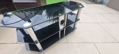Glass TV stand