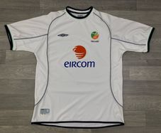 Vintage 2001 Umbro Ireland Away Jersey Shirt Mens XL