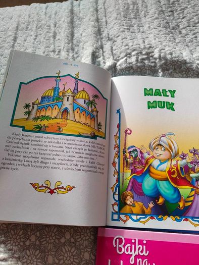 bundle of 7 story books in Polish Hard Cover Like New