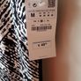 Zara black/cream crop trousers Image 2