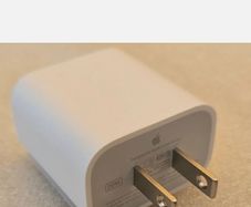 Genuine Apple 2-Pin USA 20W PD USB C Charger (A2305) & Woven USB C Cable (A2795)