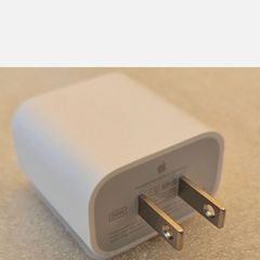 Genuine Apple 2-Pin USA 20W PD USB C Charger (A2305) & Woven USB C Cable (A2795)