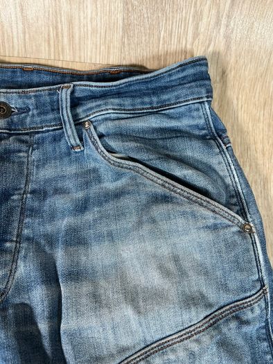 G Star Jeans Mens 30x30 Blue 5620 Double Knee 3D Straight Tapered Vintage