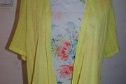 Bonmarche 2 in1 yellow floral top size UK18 EU46 Perfect condition Postage included