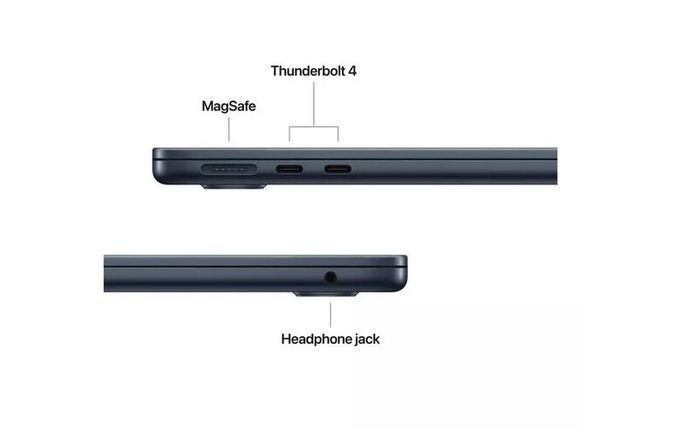 APPLE MacBook Air 15" (2025) - M4, 256 GB SSD, Midnight Maximum capacity :100% Cycle count: 91