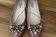 Lk Bennett  Jewel flats. Size 37. Like a new