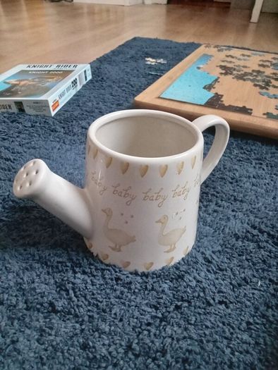 Watering can pot decoration