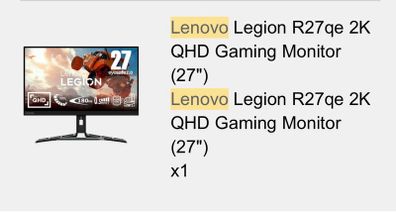 Lenovo legion monitor