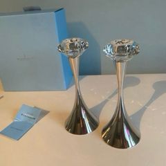 Fabulous Newbridge silverware candle holders