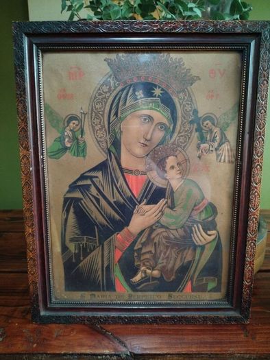 antique religious print
