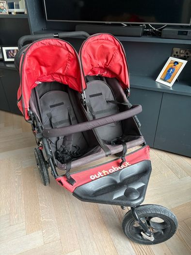 Out n about double buggy