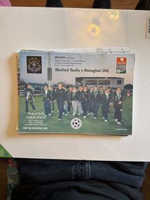Wexford Youths Football Programmes. 2007/8 Season. 5 in Total.