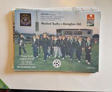 Wexford Youths Football Programmes. 2007/8 Season. 5 in Total.