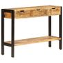 Sideboard with 3 Drawers 110x35x75 cm Solid Mango Wood Image 9