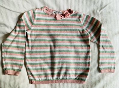 Striped jumper with bow detail 18-24 months