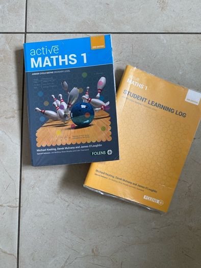 Junior Cycle Mathematics Active Maths 1 Textbook and Student Learning Log Set