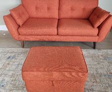Couch and Footstool