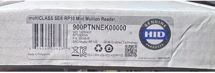 HID 900PT Mini mullion Card Reader