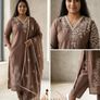 3 pc kurti set Image 3