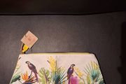 BNWT Clarins 100 % natural fibres large make-up bag. Postage included