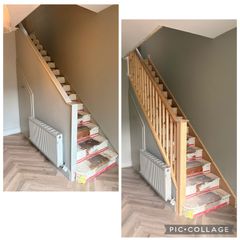 Old to New Banister Refurbishing