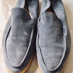 Original Loro Piana Summer Walk Suede Loafers - Size 43 UK 9 (Excellent Condition)