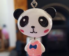Pink Panda Necklace