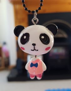 Pink Panda Necklace
