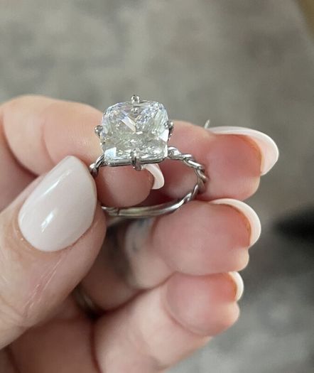 Engagement/Anniversary Moissanite Rings - 2 Rings