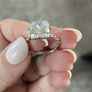 Engagement/Anniversary Moissanite Rings - 2 Rings Image 6
