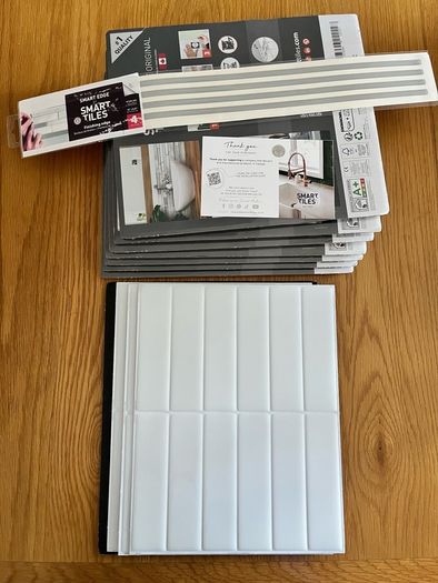 White Peel and Stick Tiles By Smart Tiles
