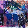 Original Art Interiors Art Kitchen Art painting contemporary Interiors Art Irish Art abstract painting Image 4