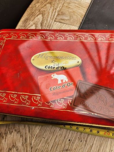 old tin boxes
