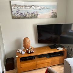 TV Console Unit (Solid oak)