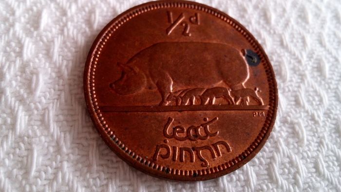 Irish Halfpenny. 1965.