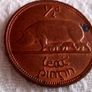 Irish Halfpenny. 1965. Image 3