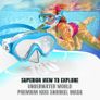 Brand New Children's Diving Goggles Snorkel Set Anti-Fog Panoramic HD Image 3