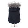 Urban pup Mod fishtail Parka Dog Coat Black Image 2