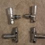2 Radiator valve set chrome Image 7
