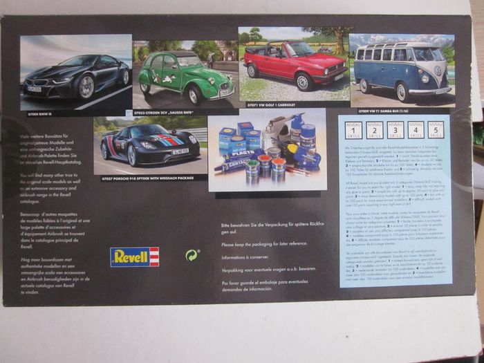 VW Beetle Limousine Revell Model Kit 07083 New
