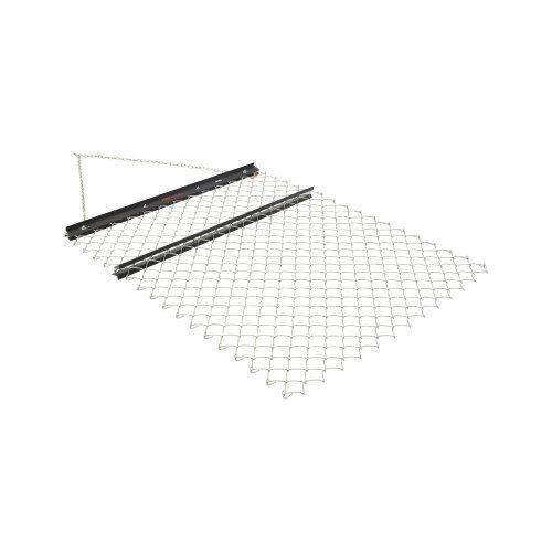Drag Harrow, 4 x 5 ft Chain Harrow - Made from Q235 Steel, UTV Tractor Attachments for Landscape Leveling or Sod Prepping, Durable Harrow Rake