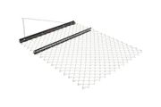 Drag Harrow, 4 x 5 ft Chain Harrow - Made from Q235 Steel, UTV Tractor Attachments for Landscape Leveling or Sod Prepping, Durable Harrow Rake