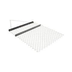Drag Harrow, 4 x 5 ft Chain Harrow - Made from Q235 Steel, UTV Tractor Attachments for Landscape Leveling or Sod Prepping, Durable Harrow Rake