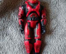 Halo 2 Red Spartan Joyride 2003 action figure