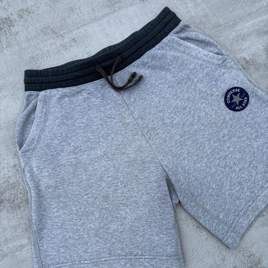 Grey Converse Patch Fleece Shorts