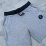 Grey Converse Patch Fleece Shorts Image 2