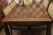 QUICK SALE-Wooden table + with or without the chairs