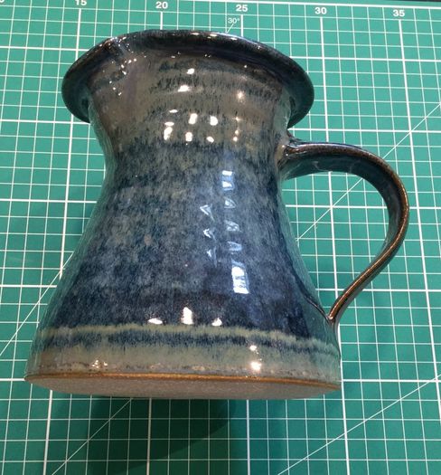 Louis Mulcahy Dark Blue Jug (medium size (1.2Pt.))